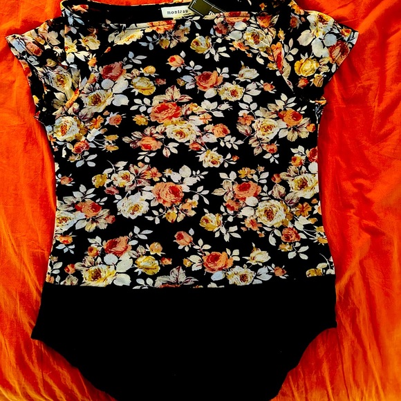 Floral Body Suit - Picture 1 of 1